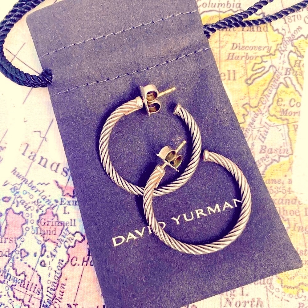 David Yurman Classic hoop earrings